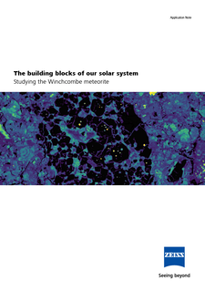 Preview image of The building blocks of our solar system: Studying the Winchcombe meteorite Application Note
