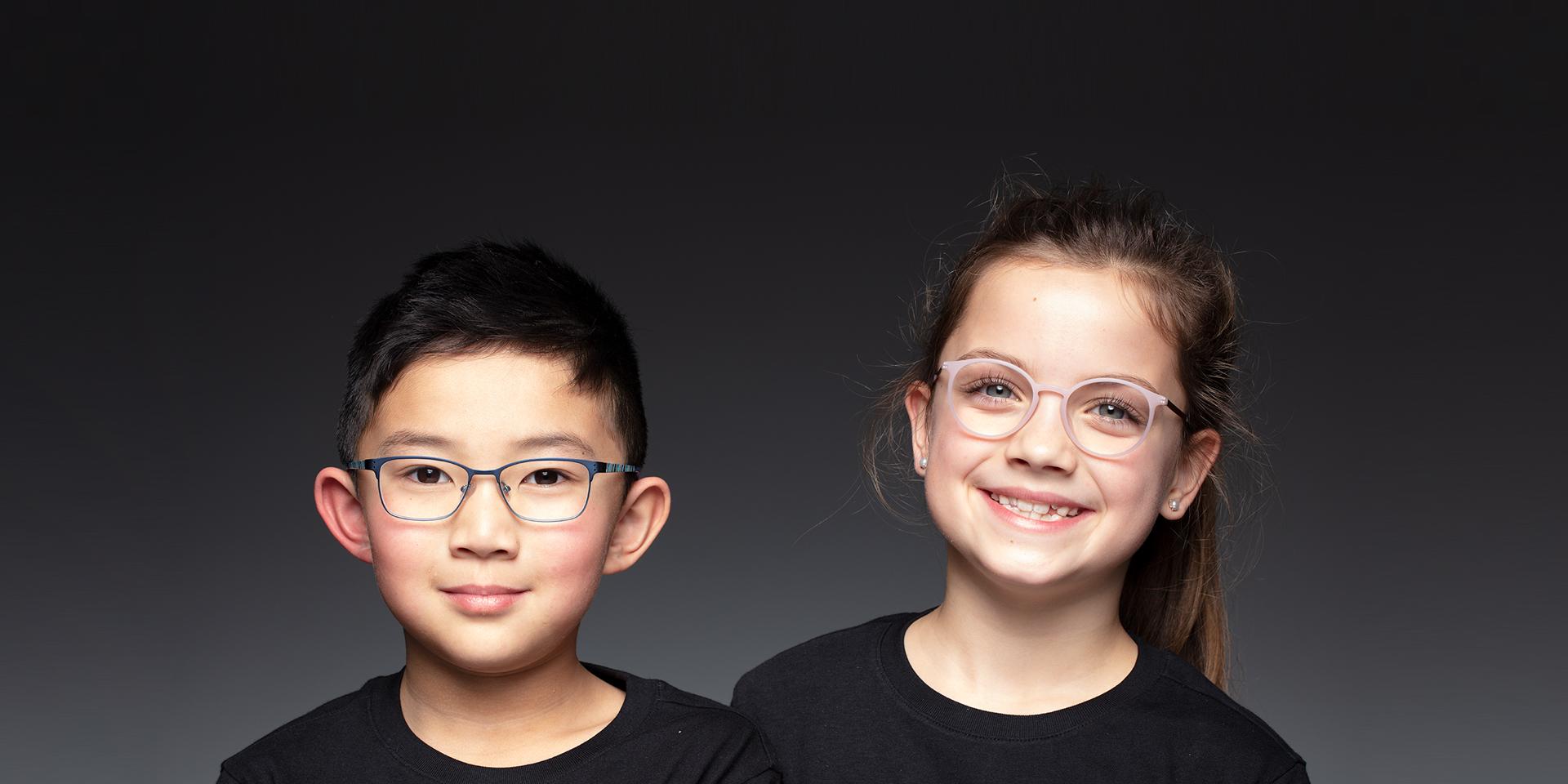 Kids eyes glasses top